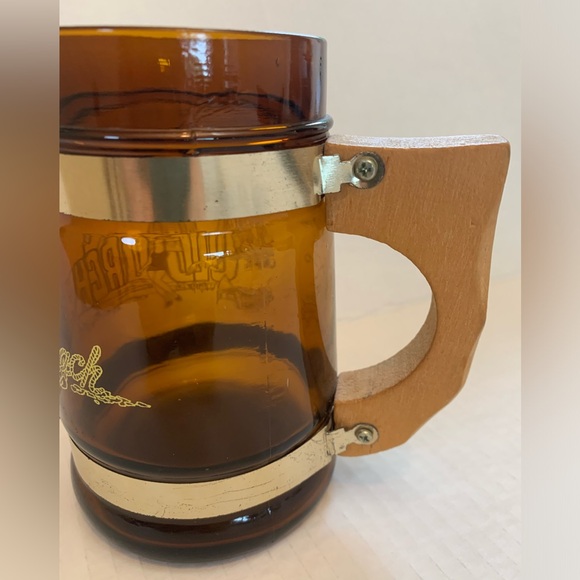 Vintage Siesta Mug, Travel Souvenirs. Amber glass barrel. Old Orchard Beach - Picture 3 of 8